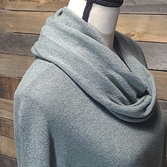 Anthropologie Sweater Cowl Neck Green Between Me & You Dolman Sleeve Small - Picture 7 of 8